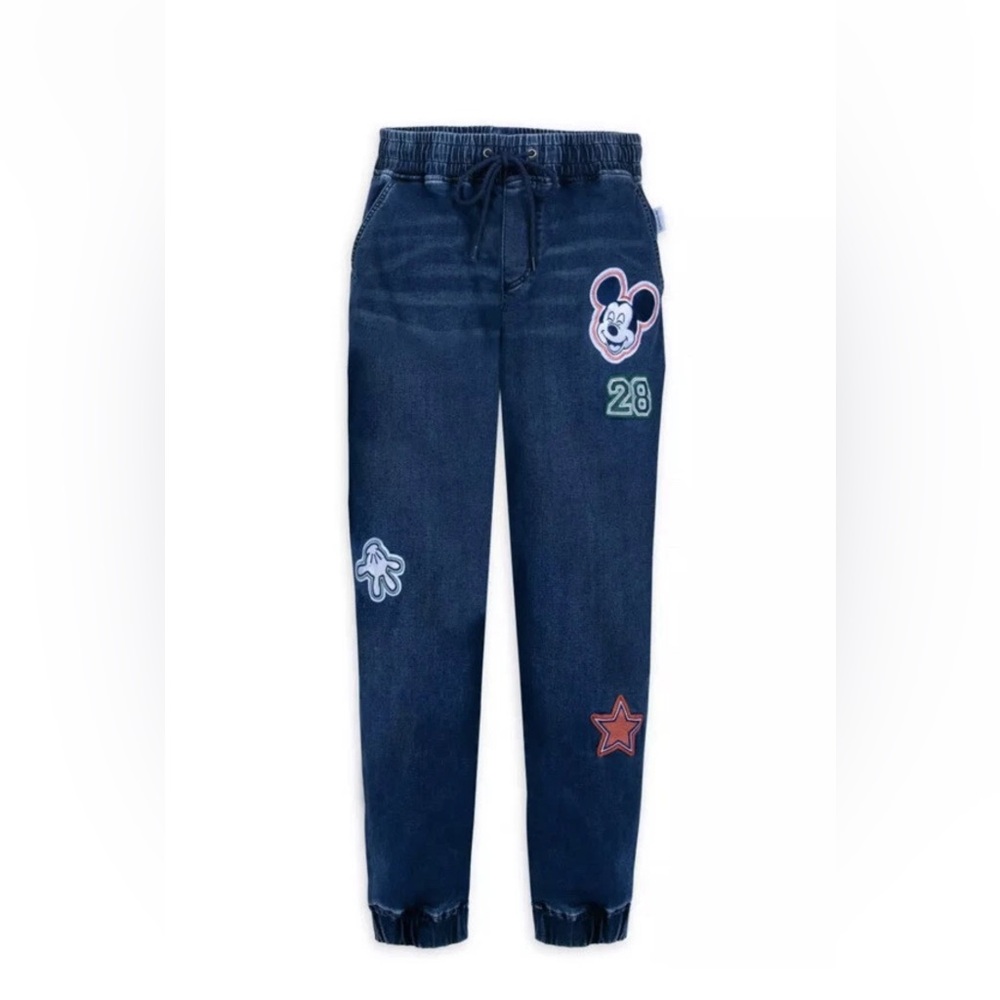 Disney Blue Jeans Mickey Patches